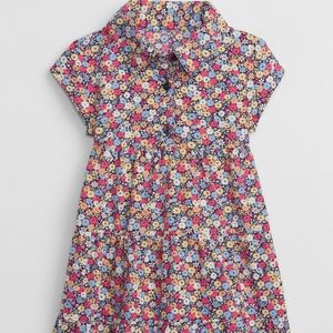 BabyGap Print Tiered shirt dress floral 6-12 months